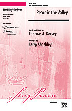 Peace in the Valley SATB choral sheet music cover